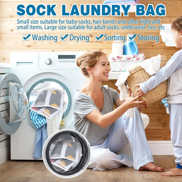 Socks mesh laundry bags - Picture 2 of 14